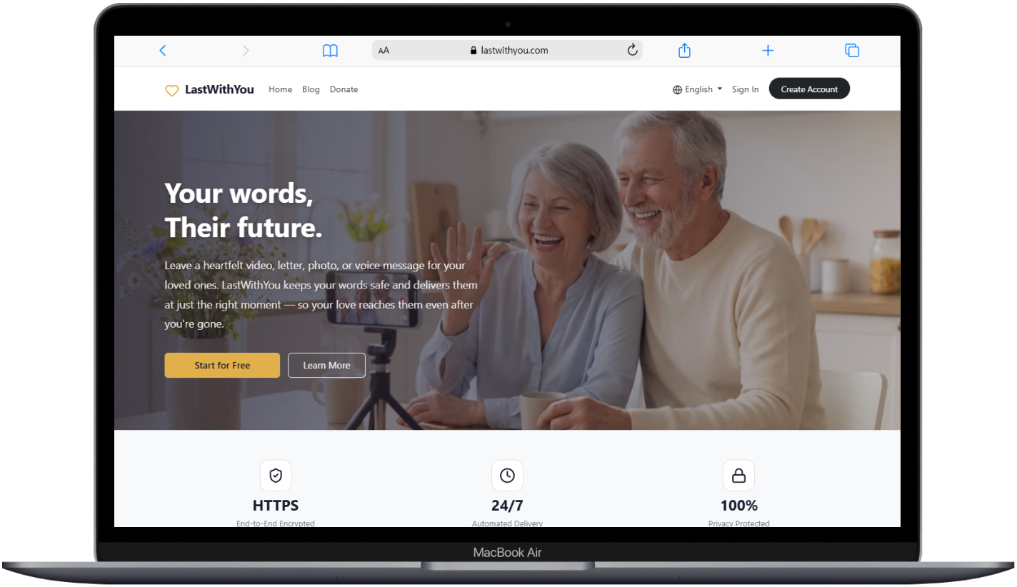 LastWithYou — 디지털 유산 메시지 예약 발송 서비스